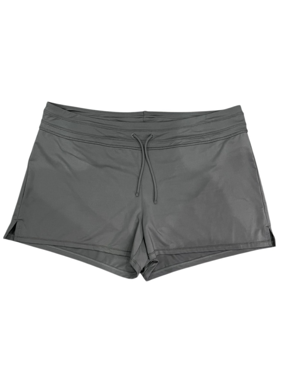 Athleta Athletic Swim Shorts Grey Size Large